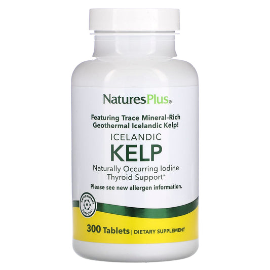 NaturesPlus, Icelandic Kelp, 300 Tablets (150 mg per Tablet) - Image 1