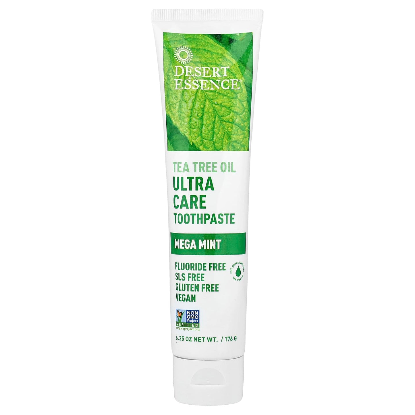 Desert Essence Ultra Care Tea Tree Oil Toothpaste for Fresh Breath, 6.25 oz - Image 1