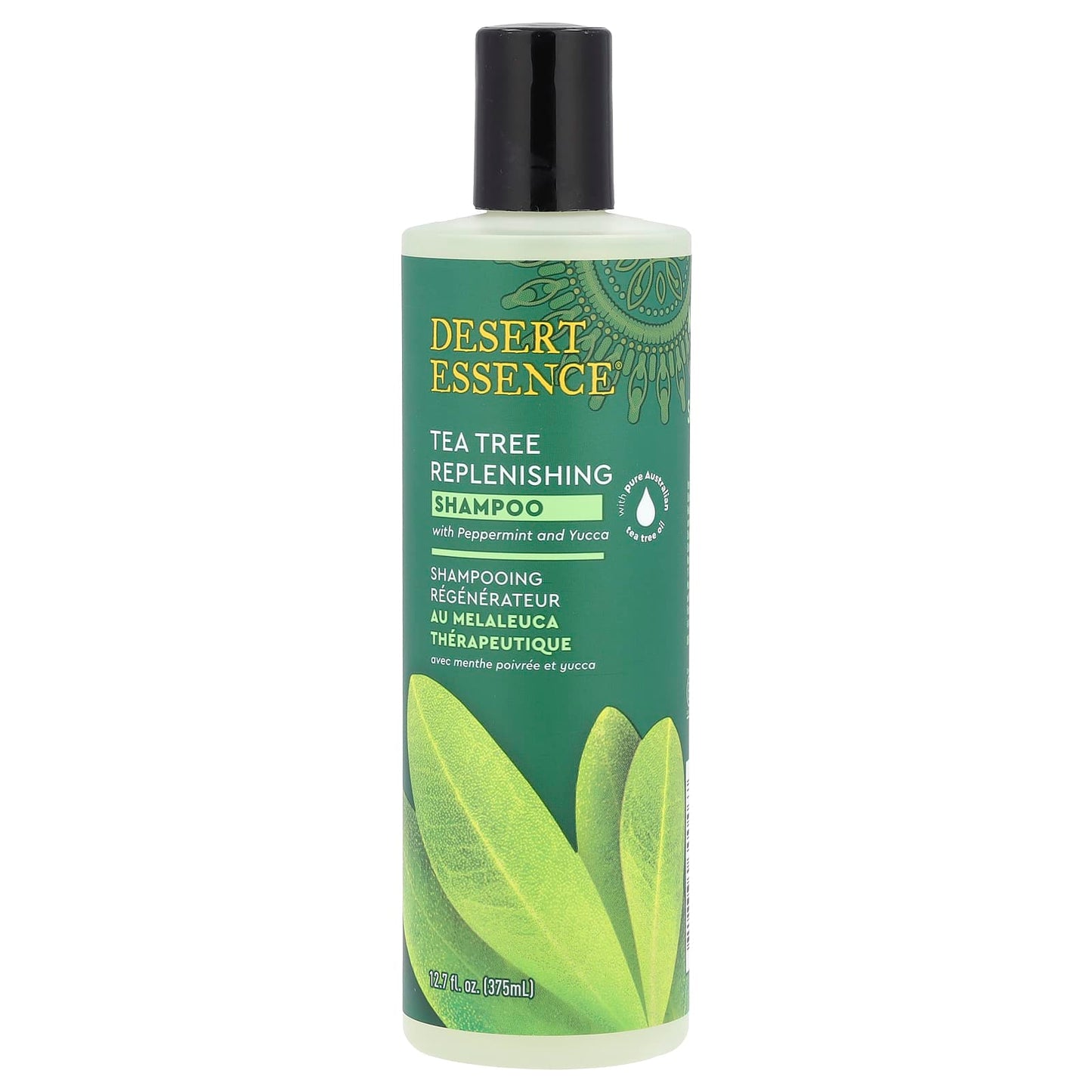 Tea Tree Replenishing Shampoo with Peppermint &amp; Yucca - Desert Essence - Image 1