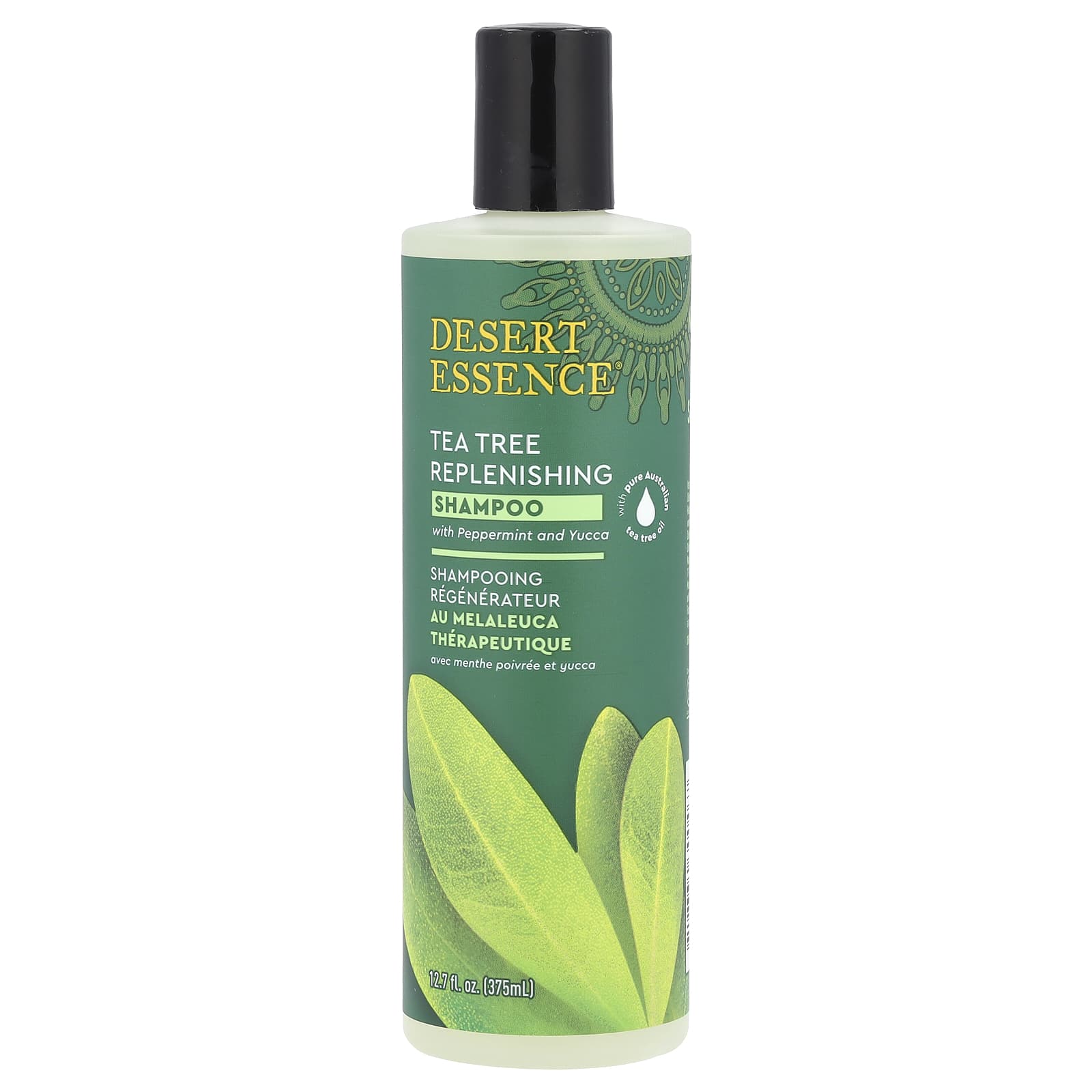 Tea Tree Replenishing Shampoo with Peppermint &amp; Yucca - Desert Essence - Image 1