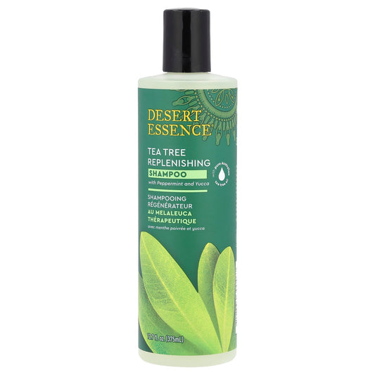 Tea Tree Replenishing Shampoo with Peppermint &amp; Yucca - Desert Essence - Image 1