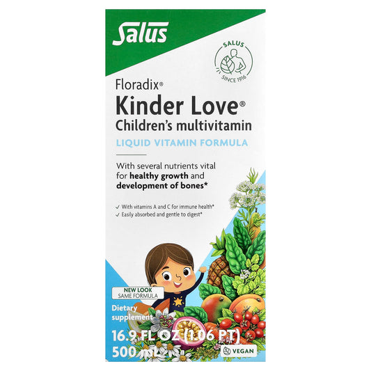 Floradix Kinder Love Children's Multivitamin Liquid 16.9 fl oz - Image 1