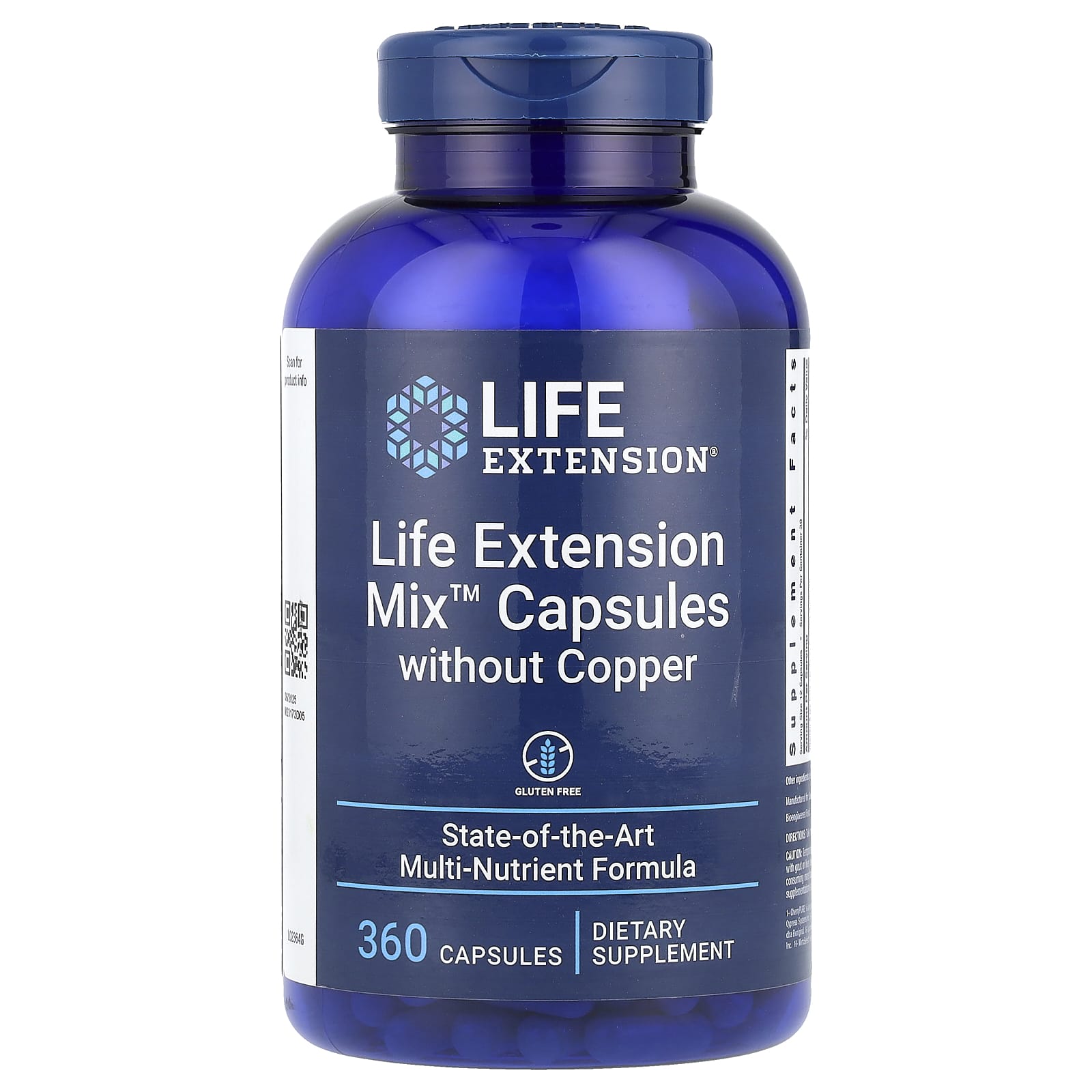Life Extension, Mix™ Capsules Without Copper, 360 Capsules - Image 1