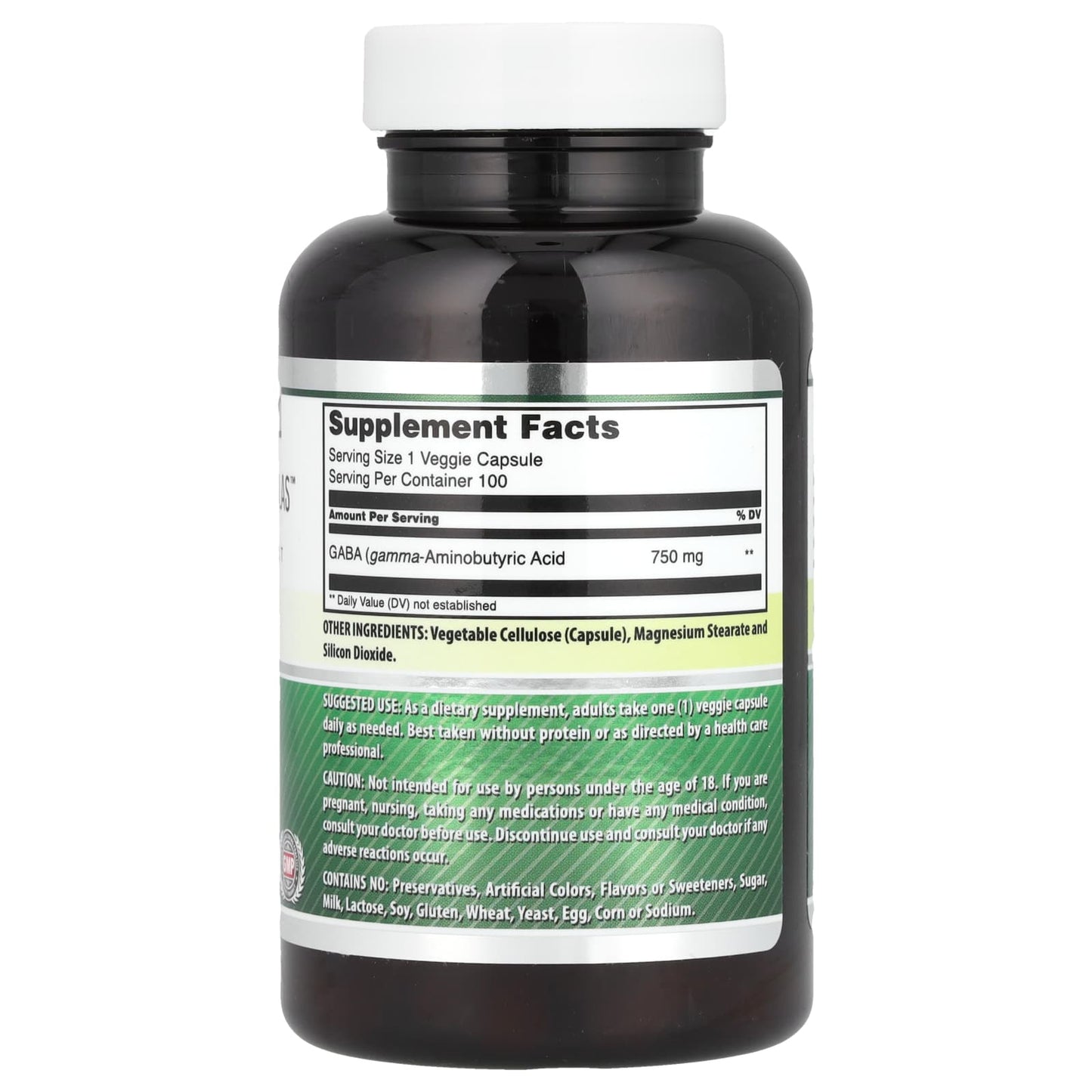 GABA Supplements 750mg for Calming & Relaxing Effect - Image 2