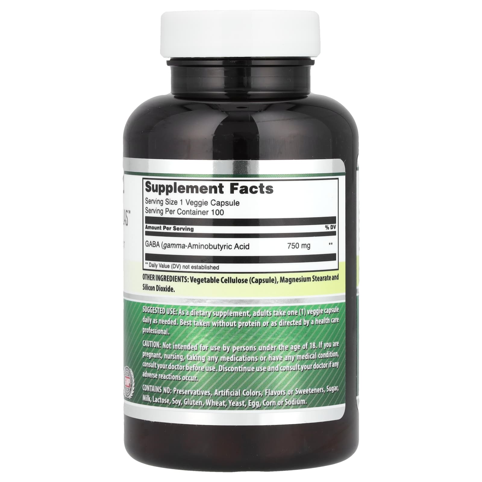 GABA Supplements 750mg for Calming & Relaxing Effect - Image 2