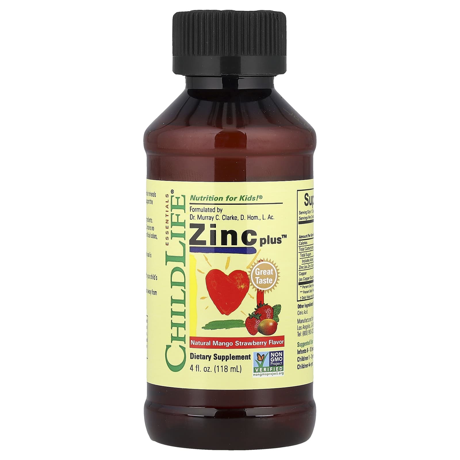 Natural Children's Immune Support - ChildLife Essentials Zinc Plus - Image 1