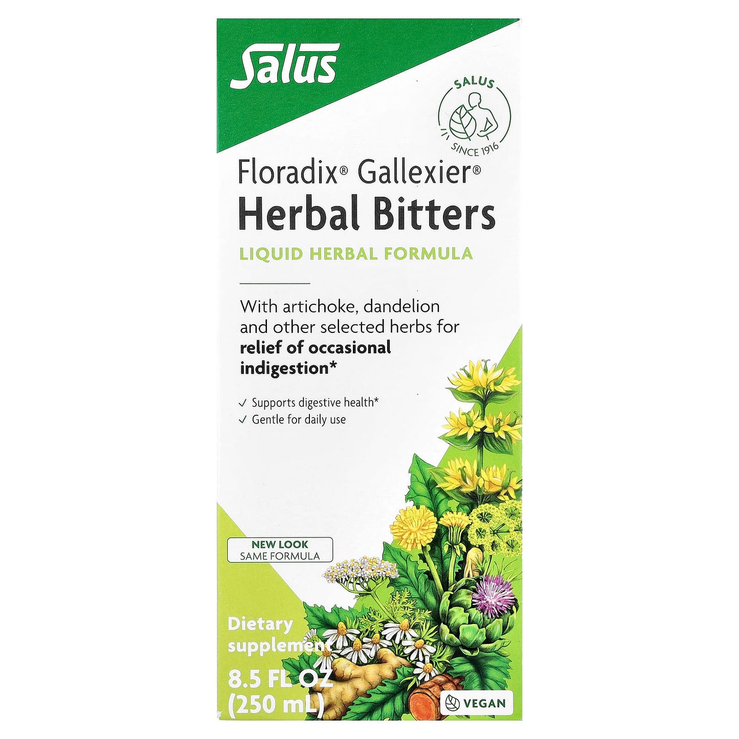 Floradix Gallexier Herbal Bitters for Digestive Health - 8.5 fl oz - Image 1