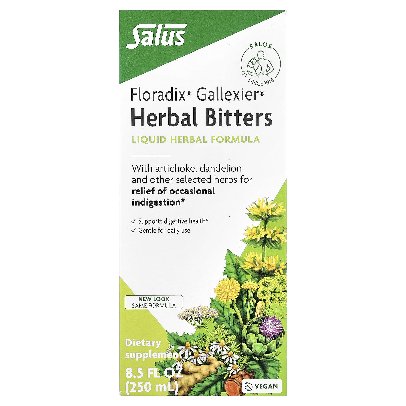 Floradix Gallexier Herbal Bitters for Digestive Health - 8.5 fl oz - Image 1