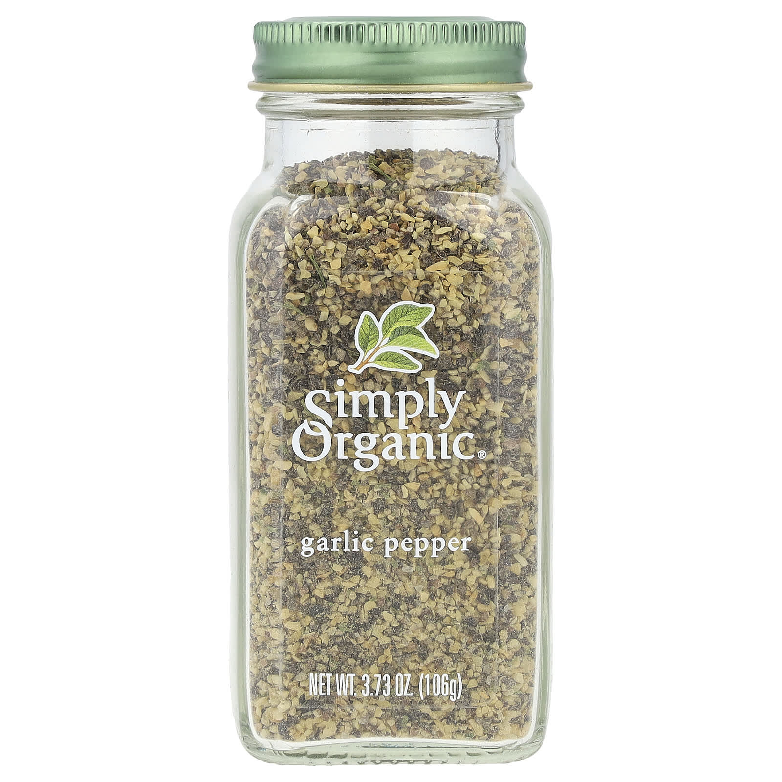 Simply Organic, Garlic Pepper, 3.73 oz (106 g) - Image 1