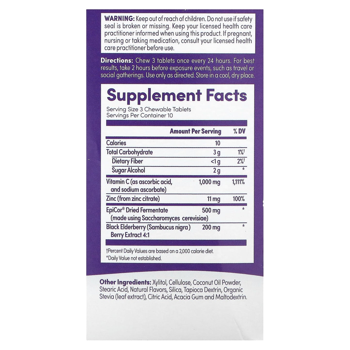 Zand, Immunity, Immune Fast, Sweet Elderberry, 30 Chewable Tablets - Image 2