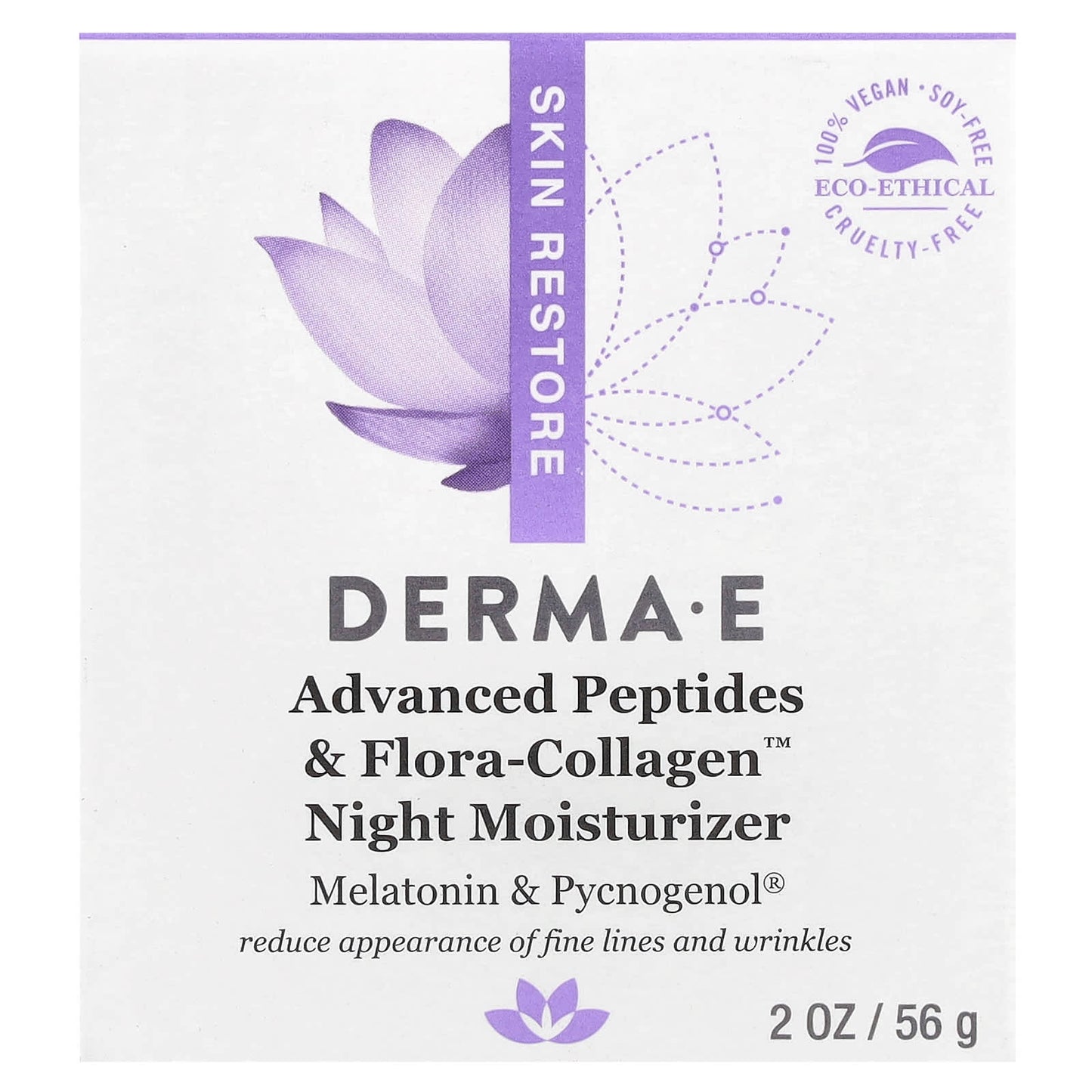 Derma E Advanced Peptides Night Moisturizer, 2 oz (56 g) - Vegan, Cruelty-Free - Image 2