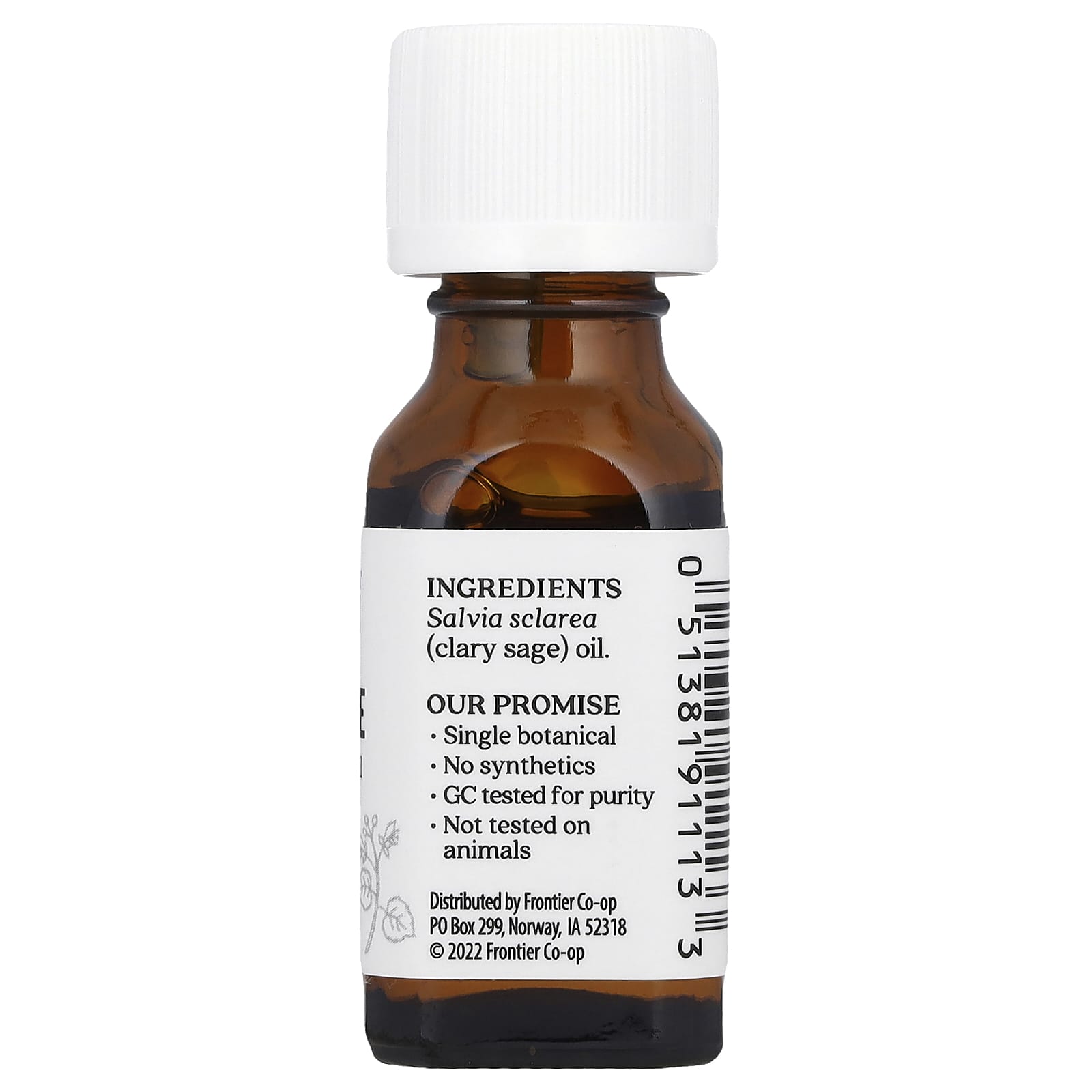 Aura Cacia Clary Sage Essential Oil, 0.5 fl oz for Balanced Mood - Image 2