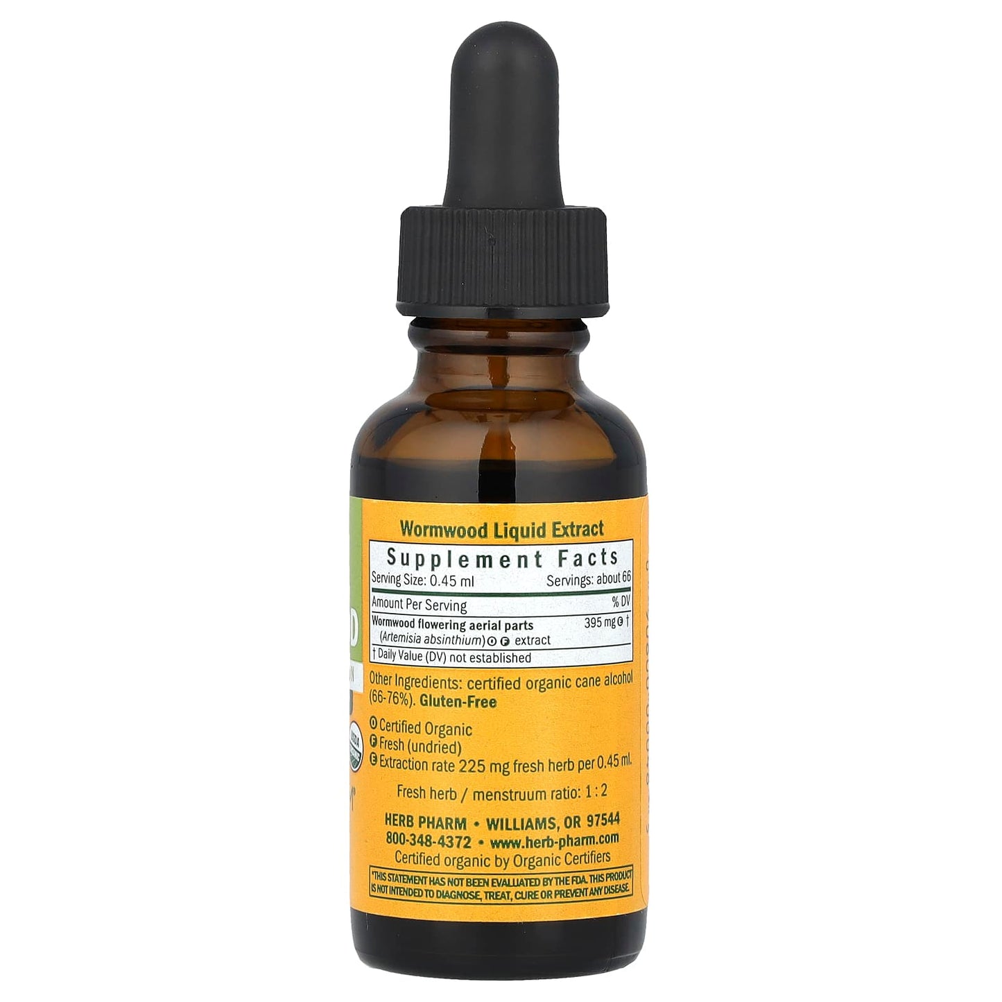 Wormwood Liquid Extract by Herb Pharm - USDA Organic Digestive Aid - Image 2