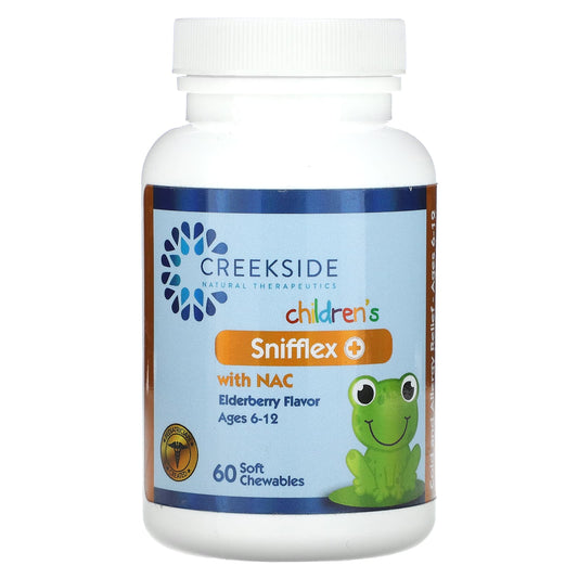 Natural Cold & Allergy Relief for Kids (Ages 6-12) | Elderberry Soft Chewables - Image 1