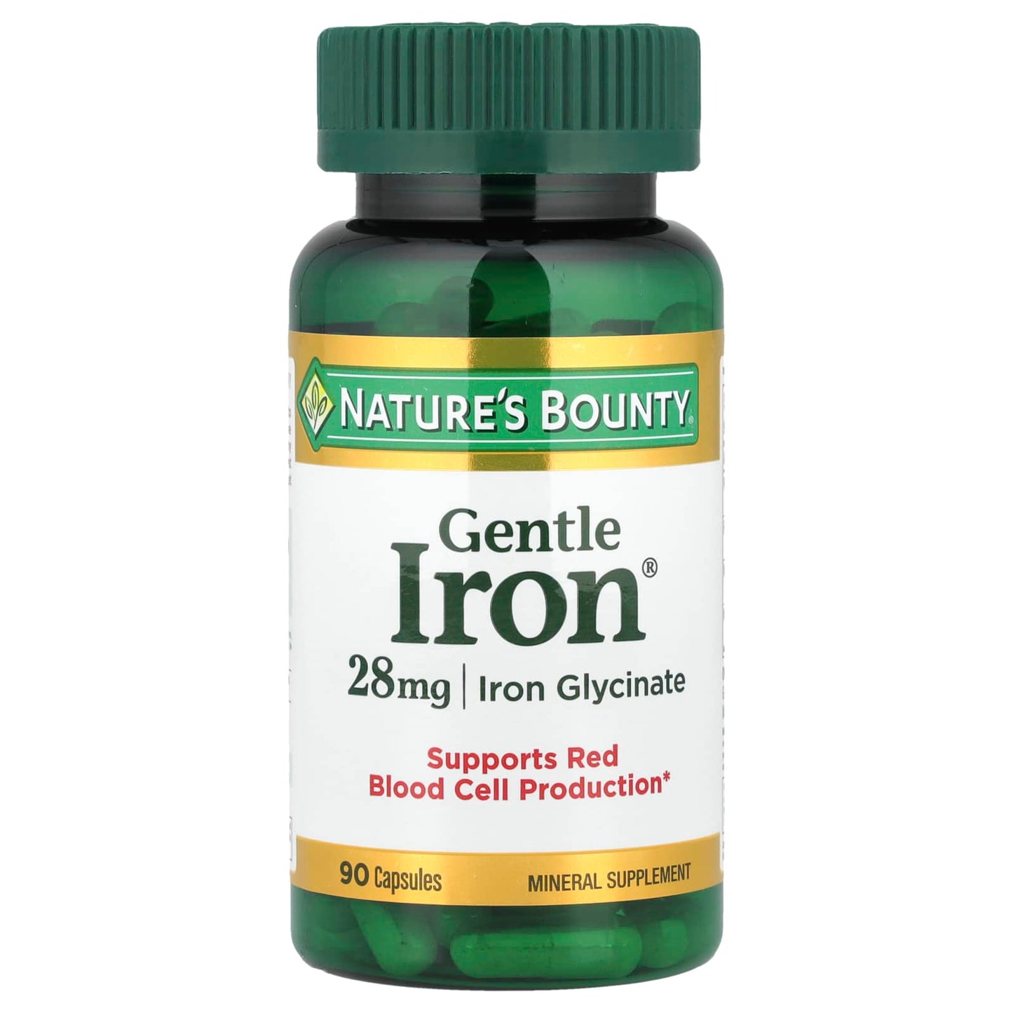 Nature's Bounty, Gentle Iron®, 90 Capsules - Image 1
