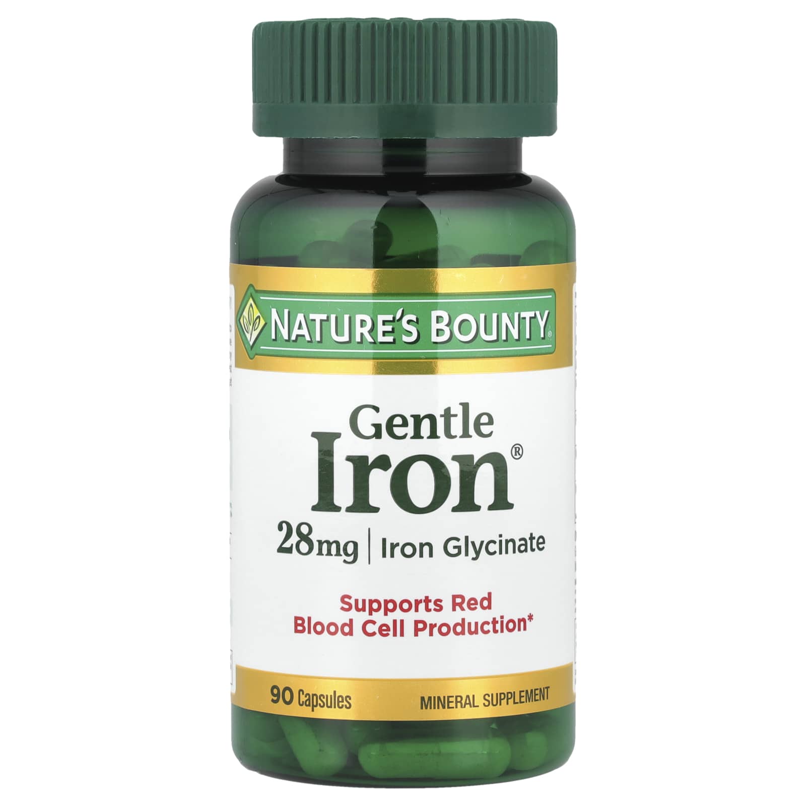 Nature's Bounty, Gentle Iron®, 90 Capsules - Image 1