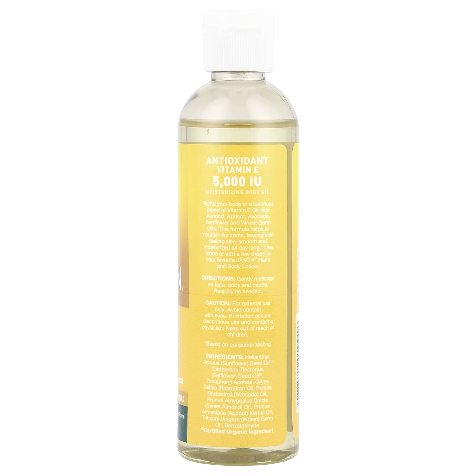 Vitamin E Antioxidant Body Oil by Jason Natural - Nourishes Dry Skin - Image 2