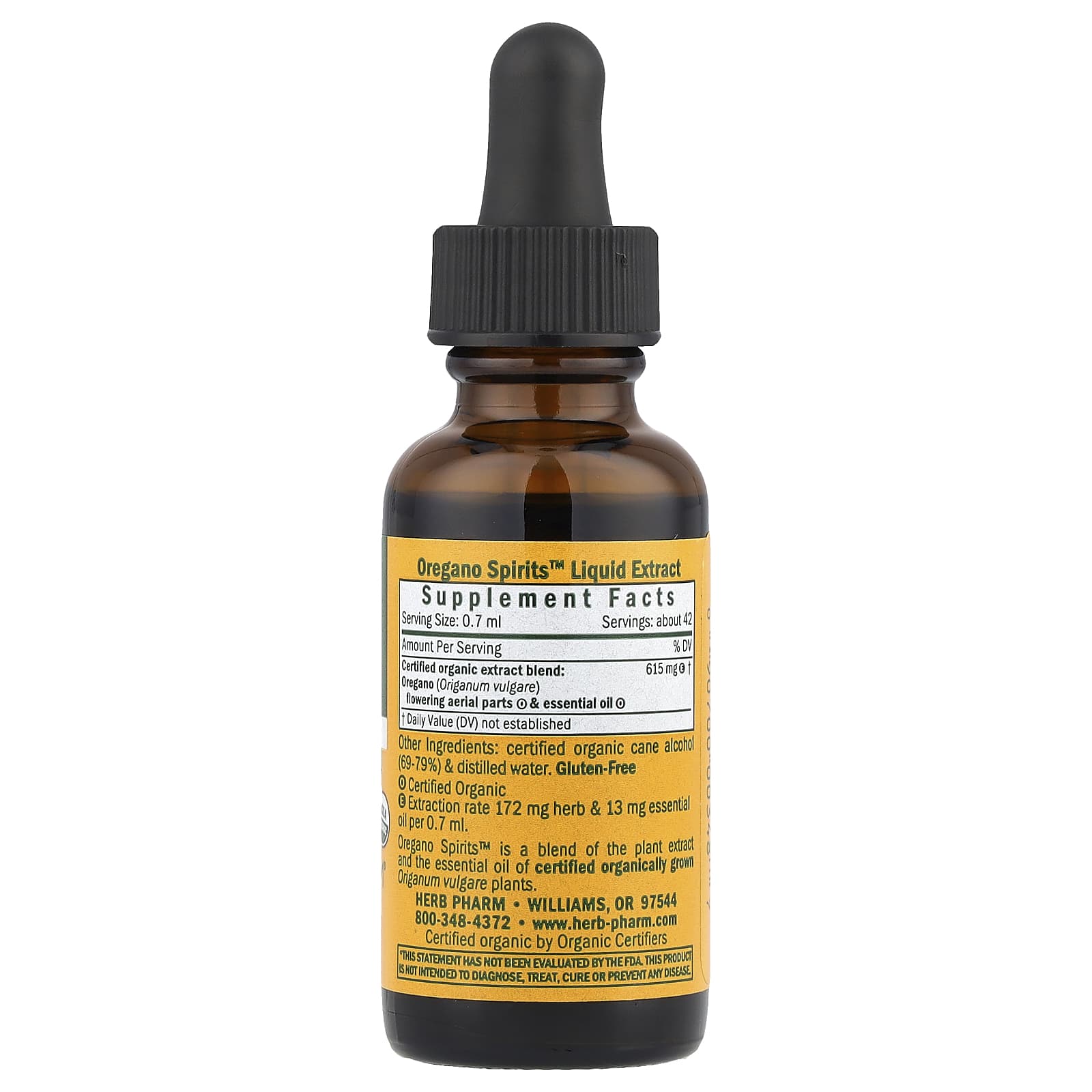 Boost Immune System with USDA Organic Oregano Spirits 1 fl oz - Image 2