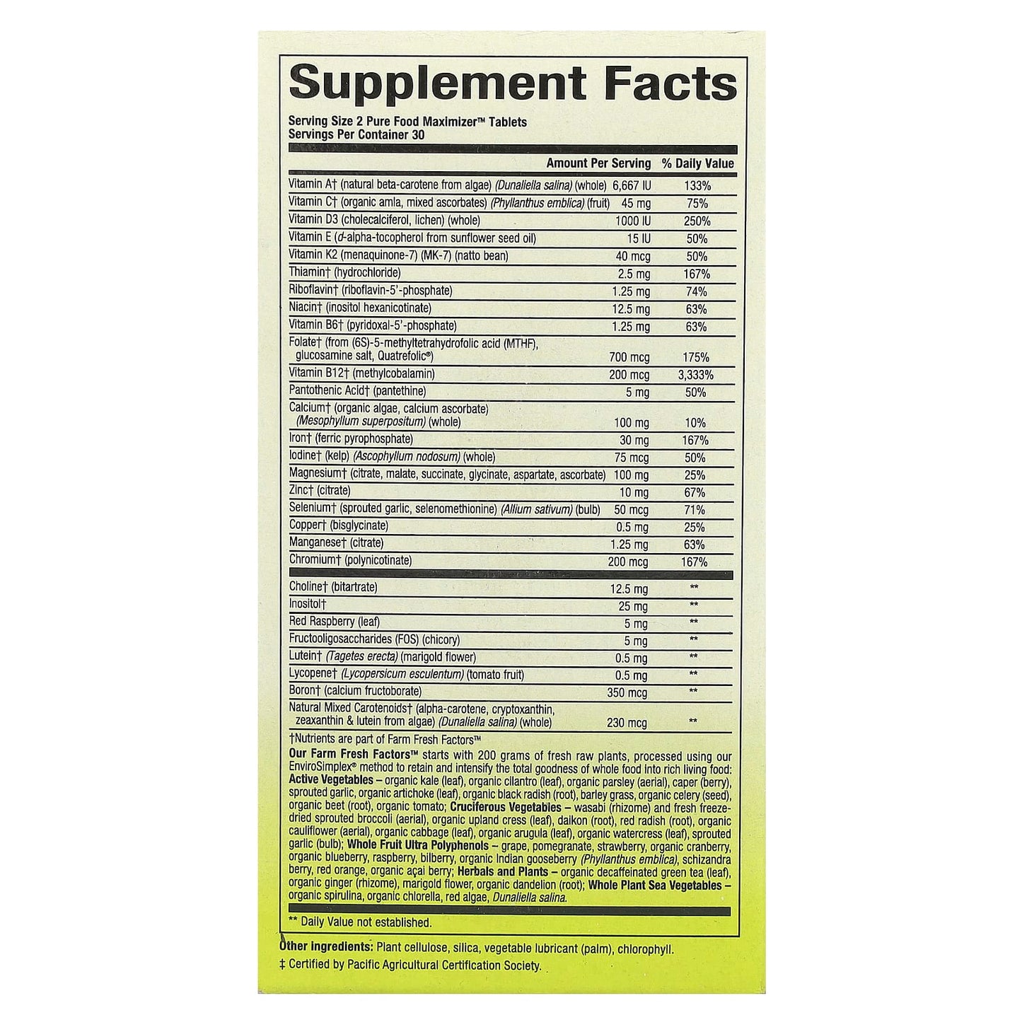 Natural Factors, Whole Earth & Sea®, Women's Prenatal Multivitamin & Mineral, 60 Tablets - Image 2