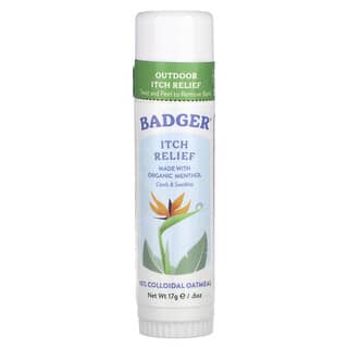 Organic Itch Relief for Outdoor Skin, Badger, 0.6 oz