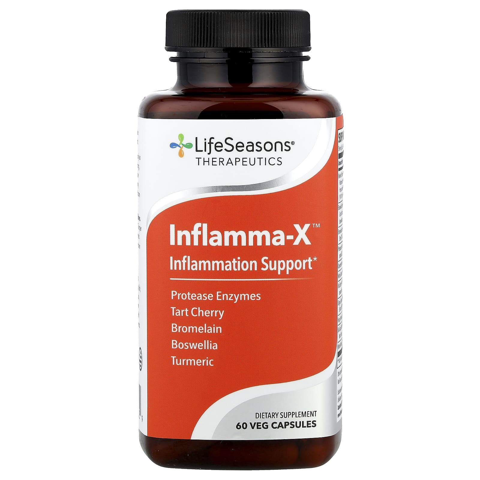 LifeSeasons, Inflamma-X™, Inflammation Support, 60 Veg Capsules - Image 1