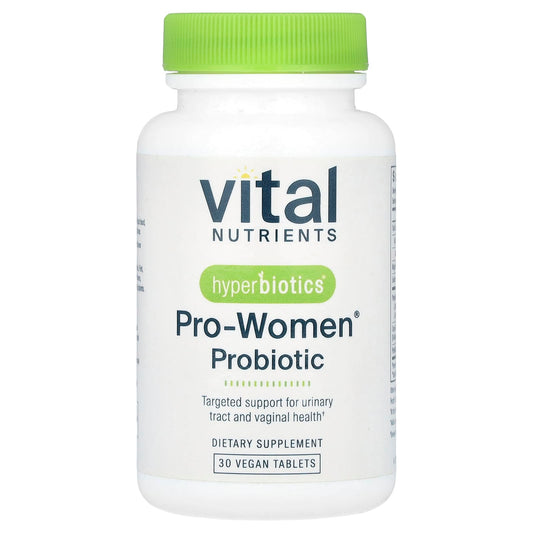 Vital Nutrients, Hyperbiotics®, Pro-Women® Probiotic, 30 Vegan Tablets - Image 1
