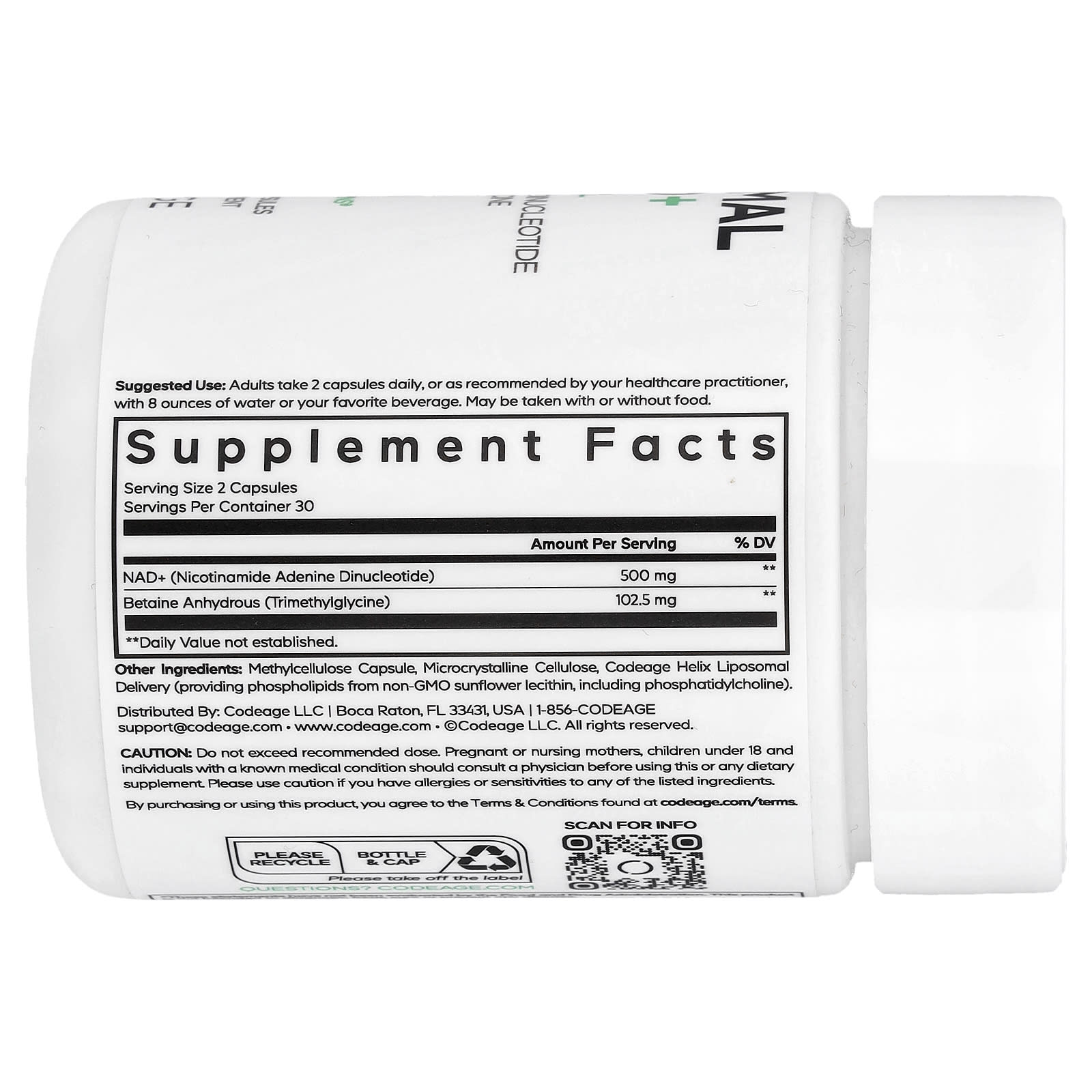 Unlock Eternal Youth with Codeage Liposomal NAD+ - Image 2