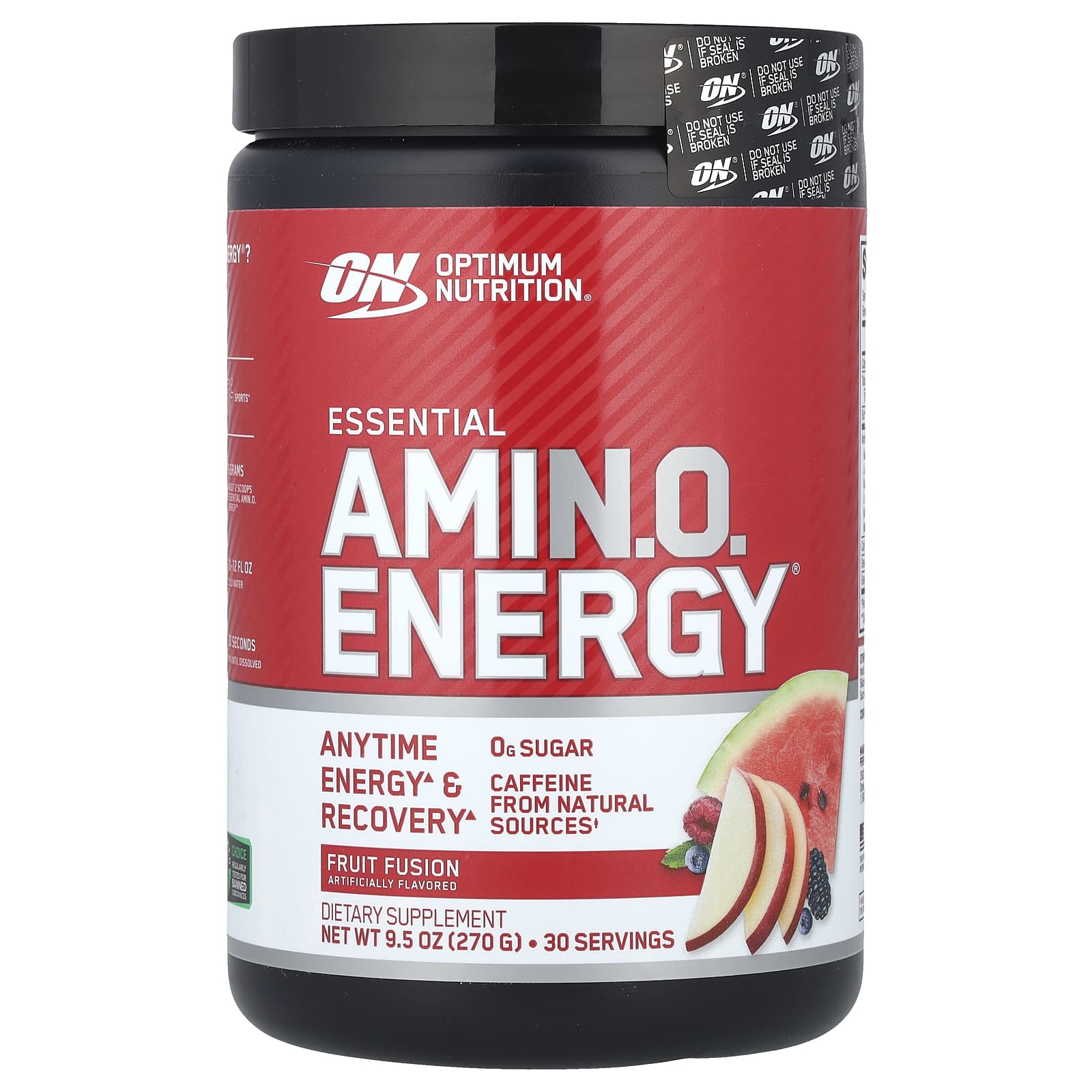 Optimum Nutrition, Essential Amin.O. Energy®, Fruit Fusion, 9.5 oz (270 g) - Image 1