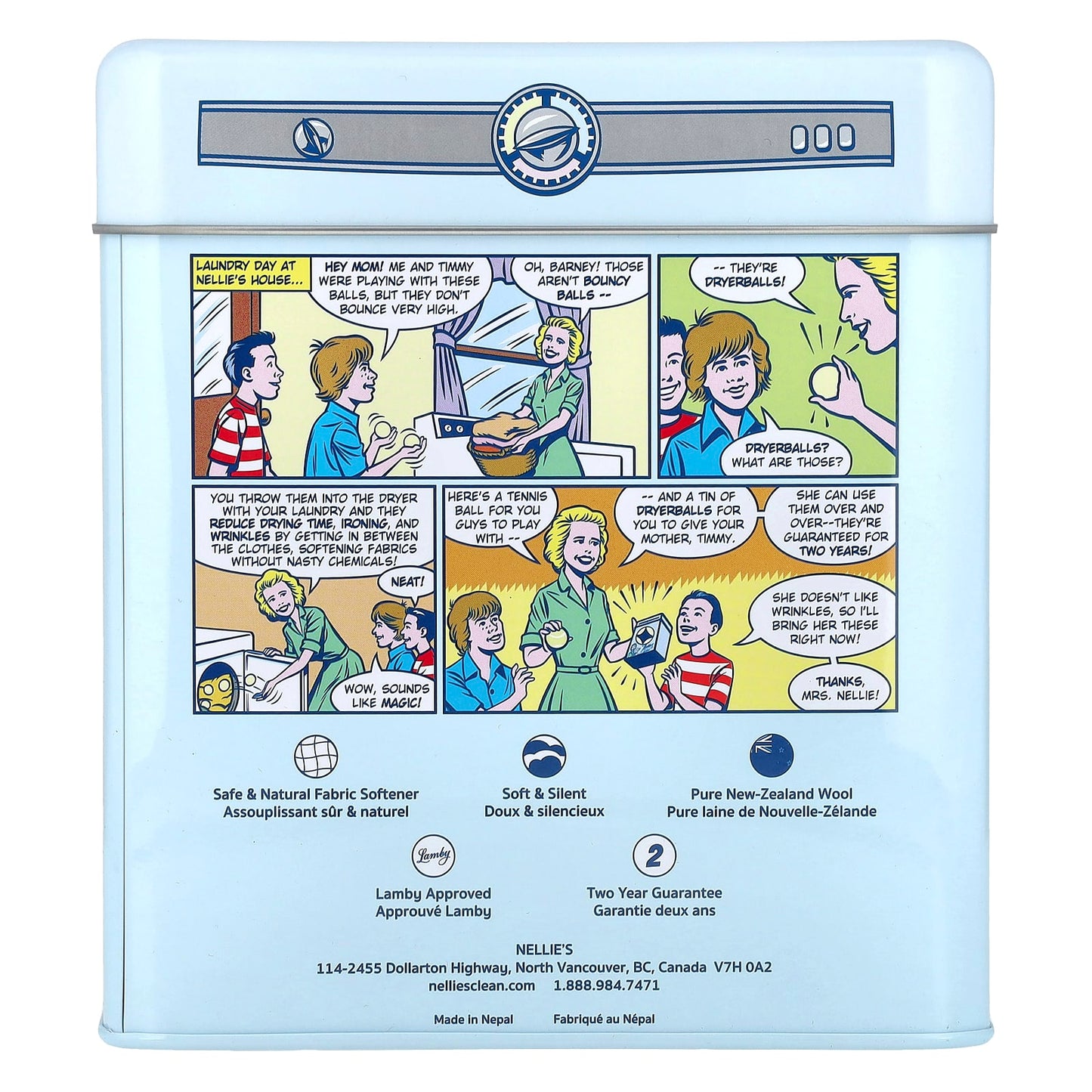 Nellie's, Lamby Dryerballs, 4 Pack - Image 2