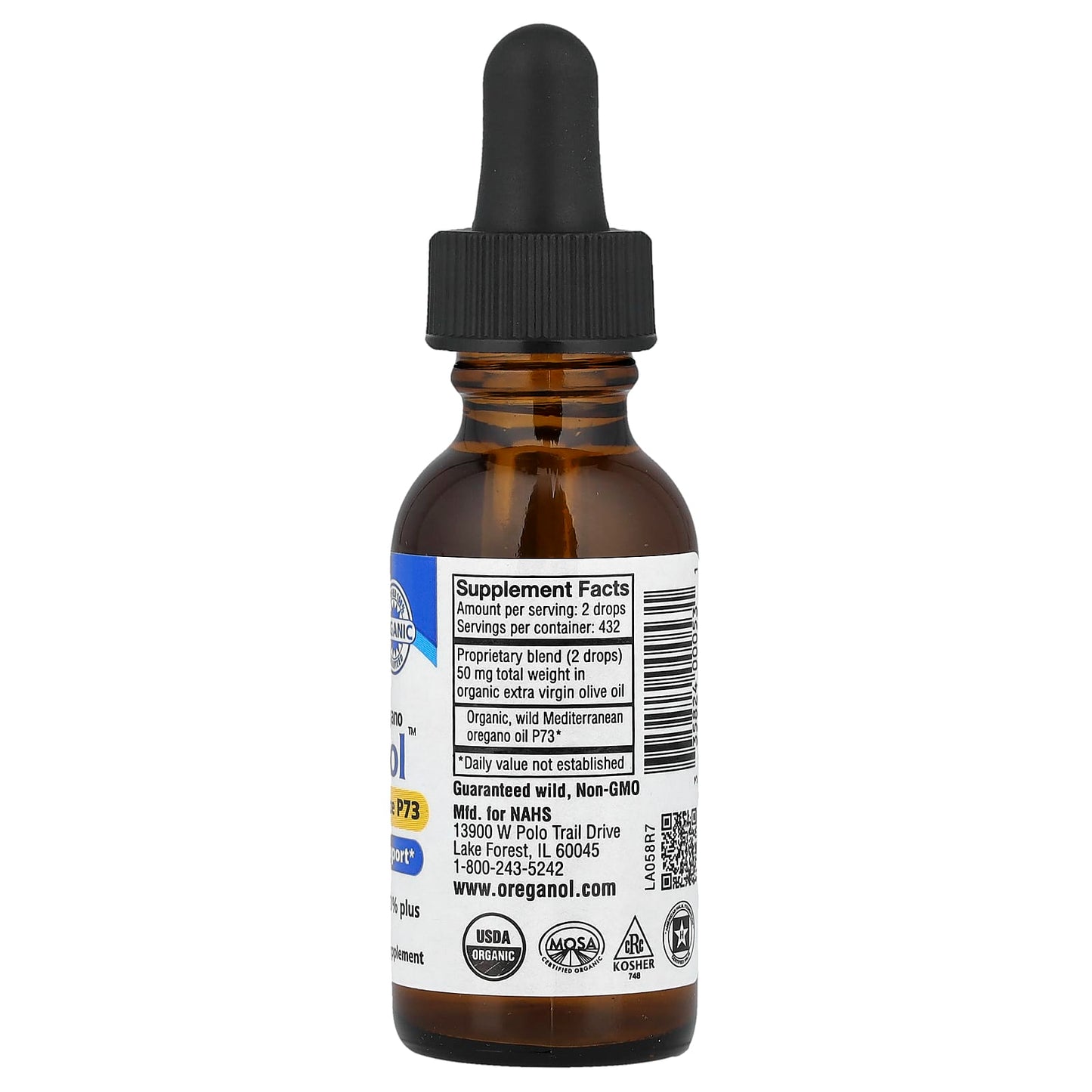 North American Herb & Spice, Oreganol™, Oil of Wild Oregano, 1 fl oz (30 ml) - Image 2