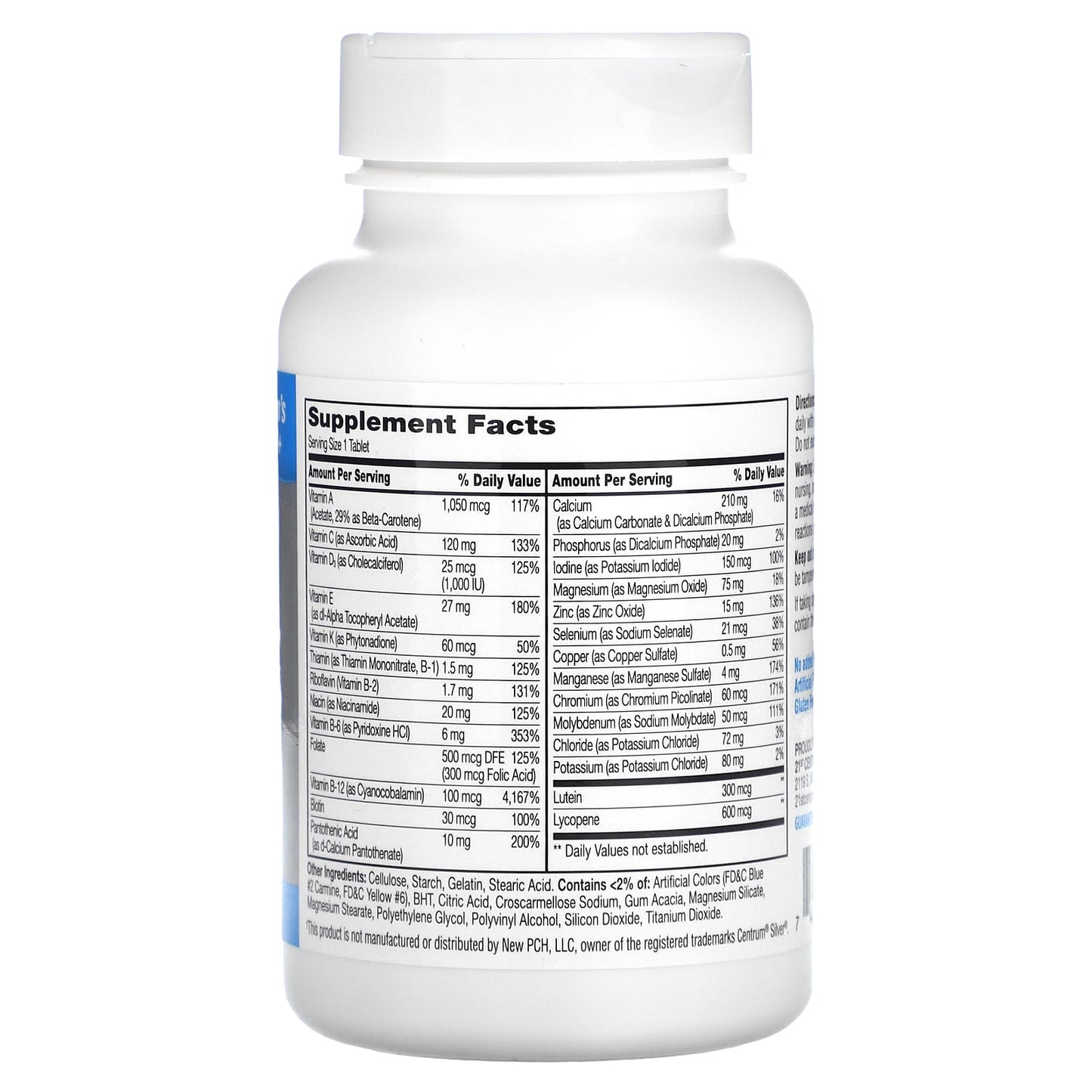 21st Century Men's Multivitamin Supplement, 50+, 100 Tablets - Image 2
