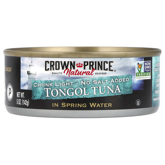 Crown Prince Natural Tongol Tuna Chunk Light in Spring Water 5 oz - Image 1
