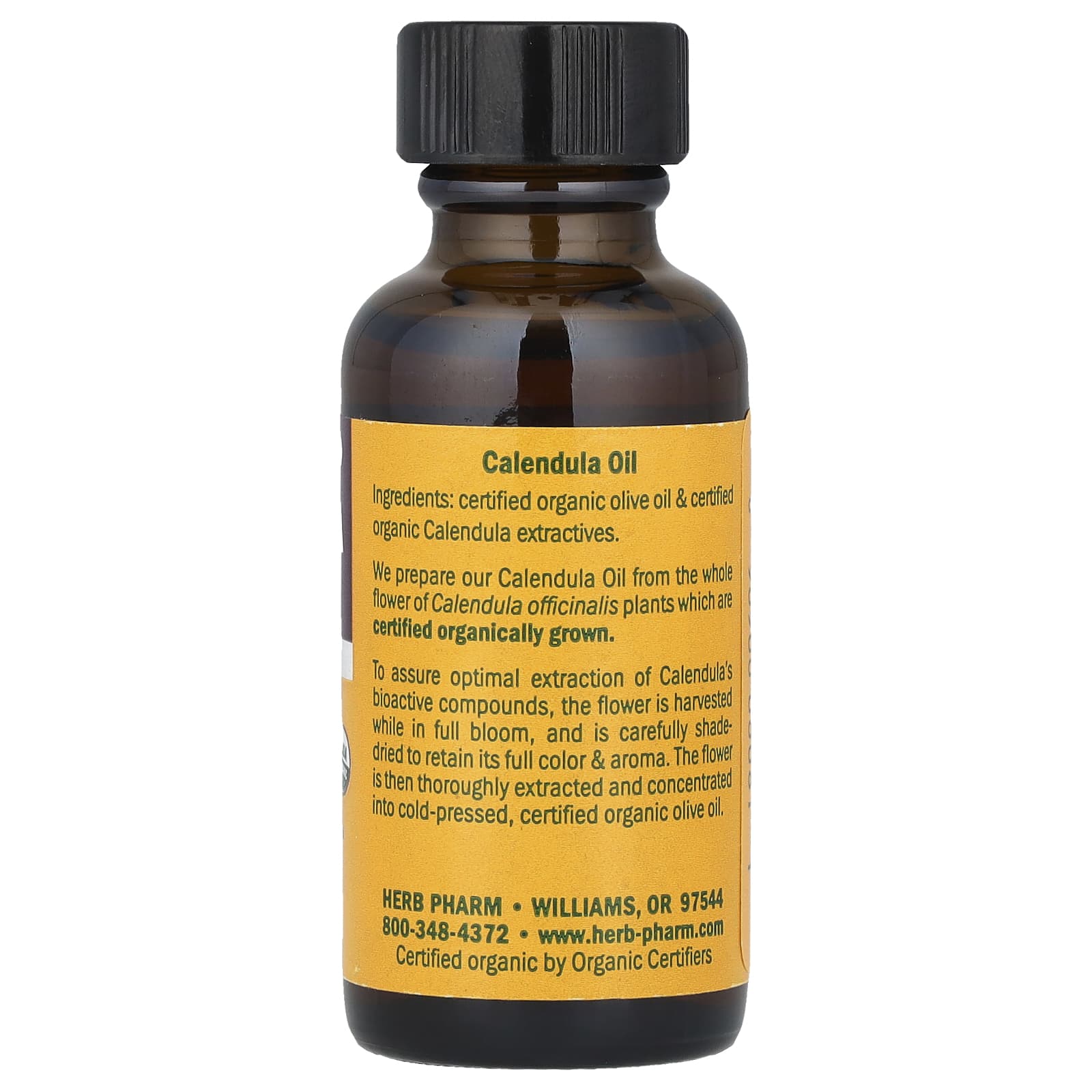 Calendula Oil for Skin, USDA Organic, 1 fl oz - Image 2