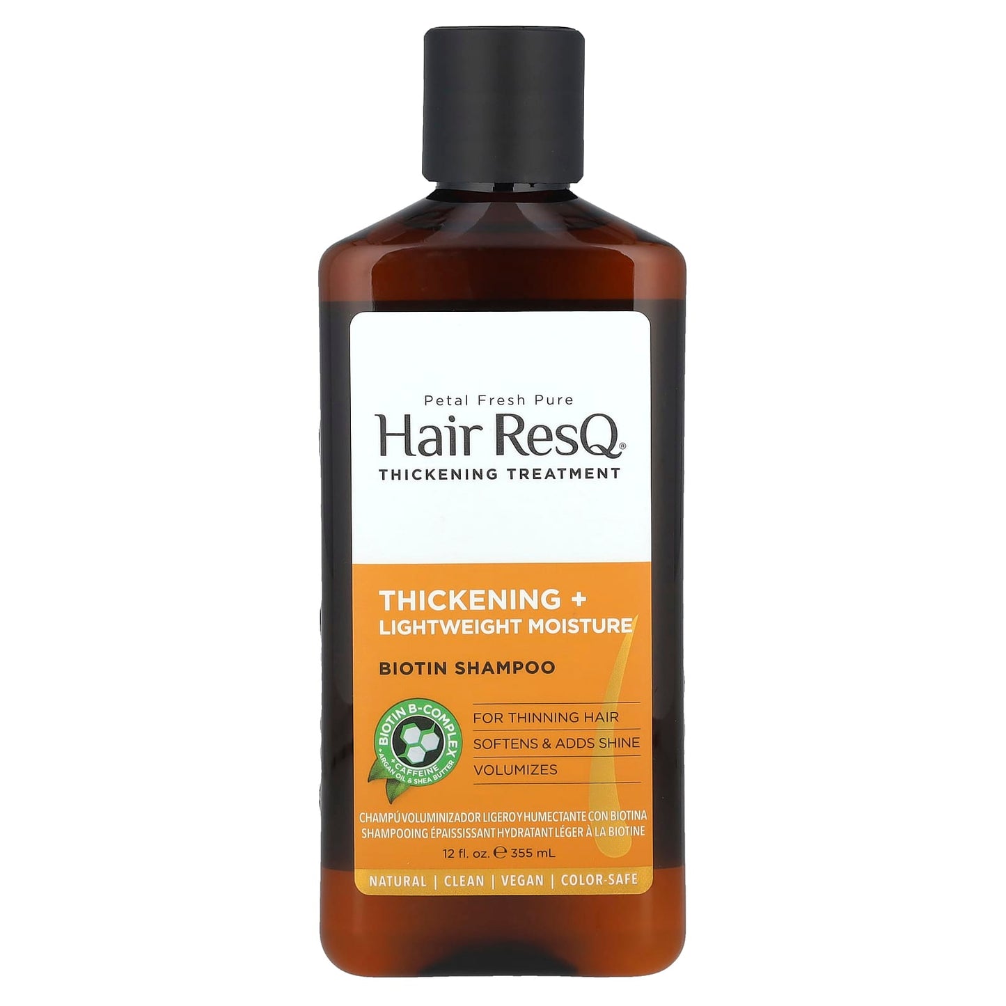 Petal Fresh, Hair ResQ®, Biotin Shampoo, For Thinning Hair, 12 fl oz (355 ml) - Image 1