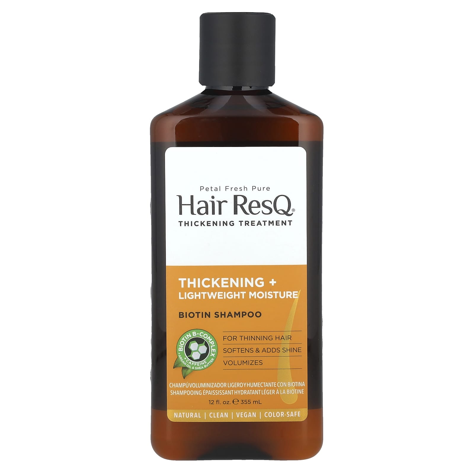 Petal Fresh, Hair ResQ®, Biotin Shampoo, For Thinning Hair, 12 fl oz (355 ml) - Image 1