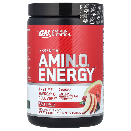 Optimum Nutrition, Essential Amin.O. Energy®, Fruit Fusion, 9.5 oz (270 g) - Image 1