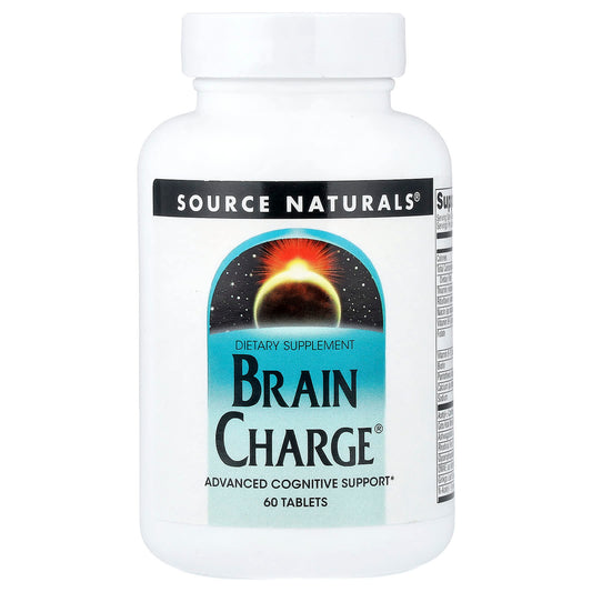 Source Naturals, Brain Charge®, 60 Tablets - Image 1