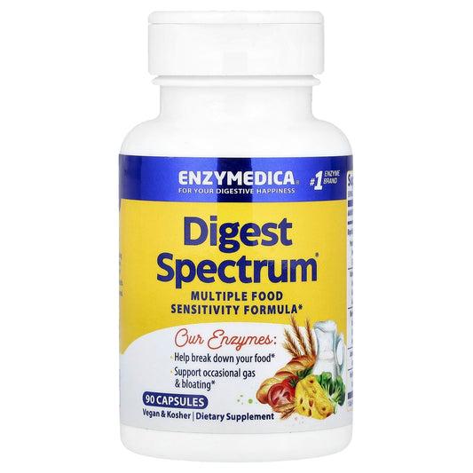 Enzymedica Digest Spectrum, 90 Capsules for Complete Digestive Support - Image 1