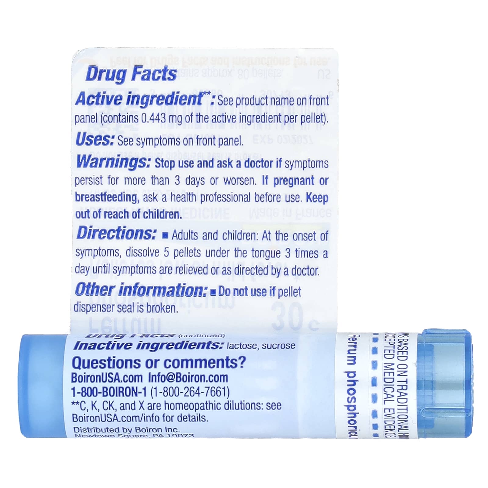 Fever Relief Homeopathic Medicine by Boiron - 30C, 80 Pellets - Image 2