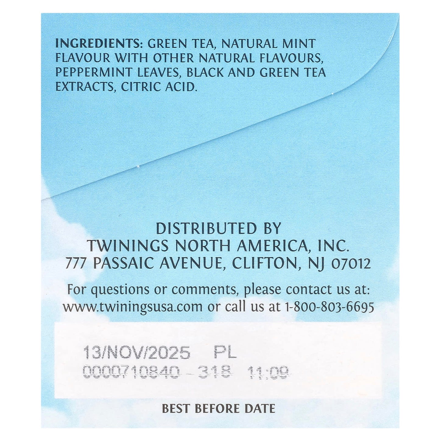 Twinings, Cold Brewed Iced Tea, Green Tea, Unsweetened, Mint, 20 Single Serve Tea Bags, 1.41 oz (40 g) - Image 2