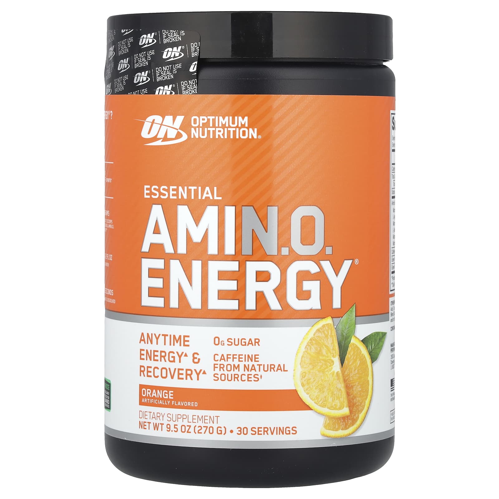 Optimum Nutrition, Essential Amin.O. Energy®, Orange, 9.5 oz (270 g) - Image 1