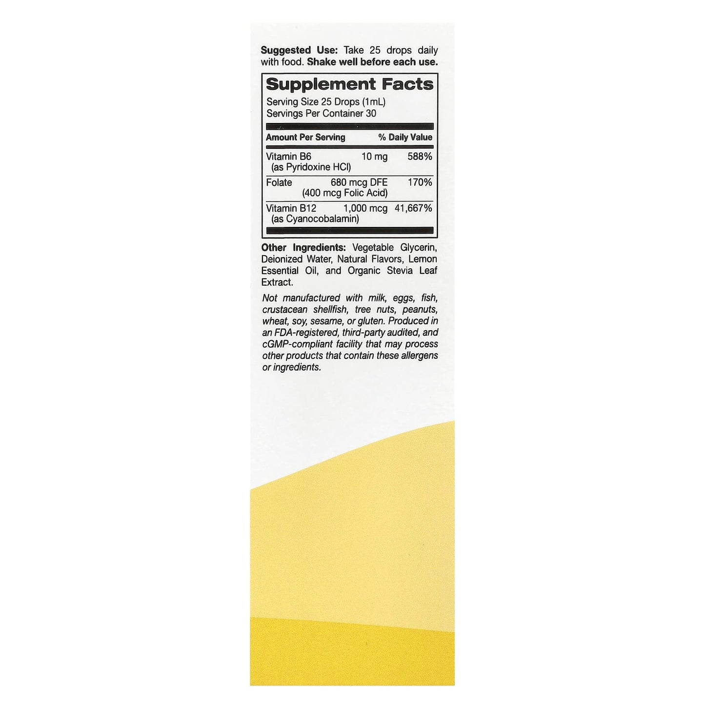 Boost Energy with Super Nutrition Vitamin B12 + B6 Liquid Supplement - Image 2
