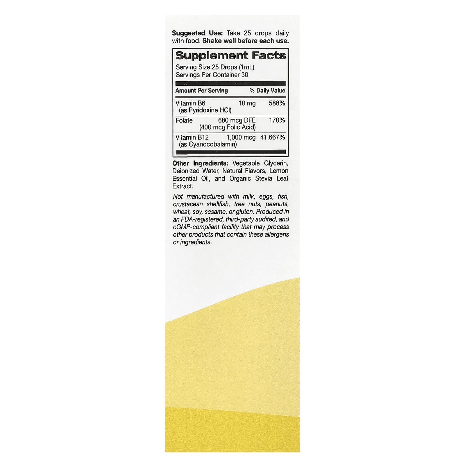 Boost Energy with Super Nutrition Vitamin B12 + B6 Liquid Supplement - Image 2