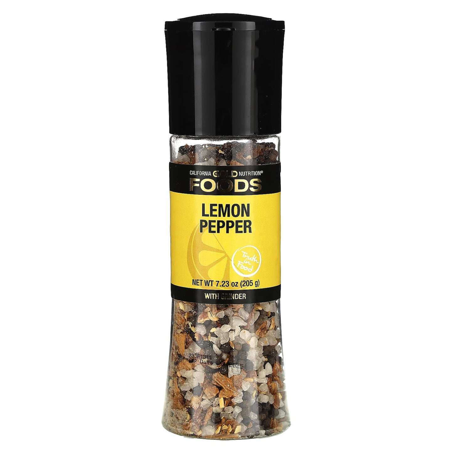 Lemon Pepper Seasoning Blend with Grinder | Non-Irradiated | Kosher - Image 1