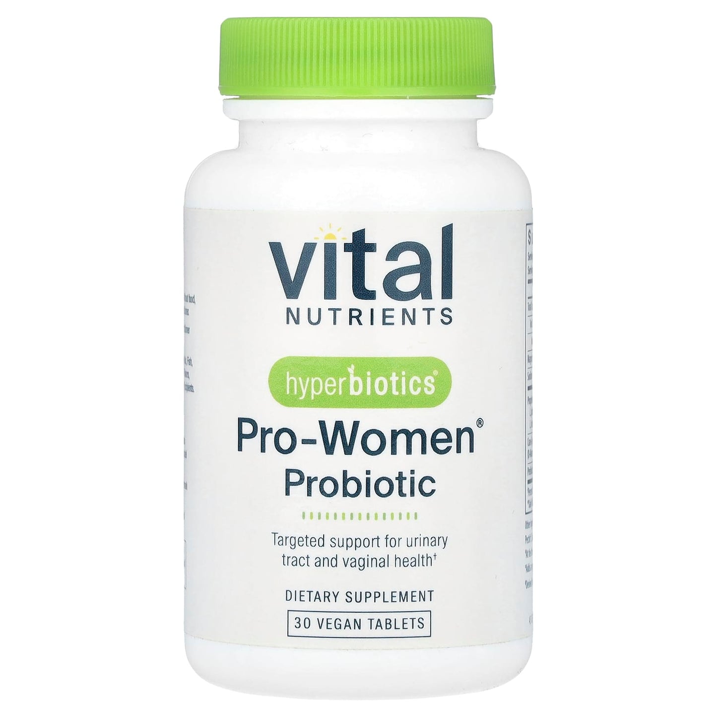 Vital Nutrients, Hyperbiotics®, Pro-Women® Probiotic, 30 Vegan Tablets - Image 1