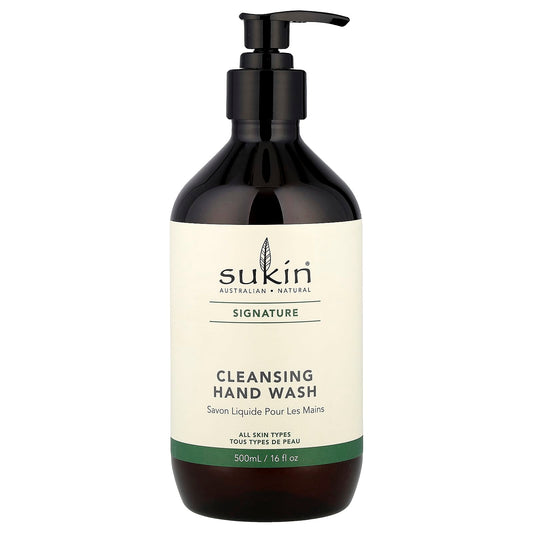 Sukin, Signature, Cleansing Hand Wash, All Skin Types , 16 fl oz (500 ml) - Image 1