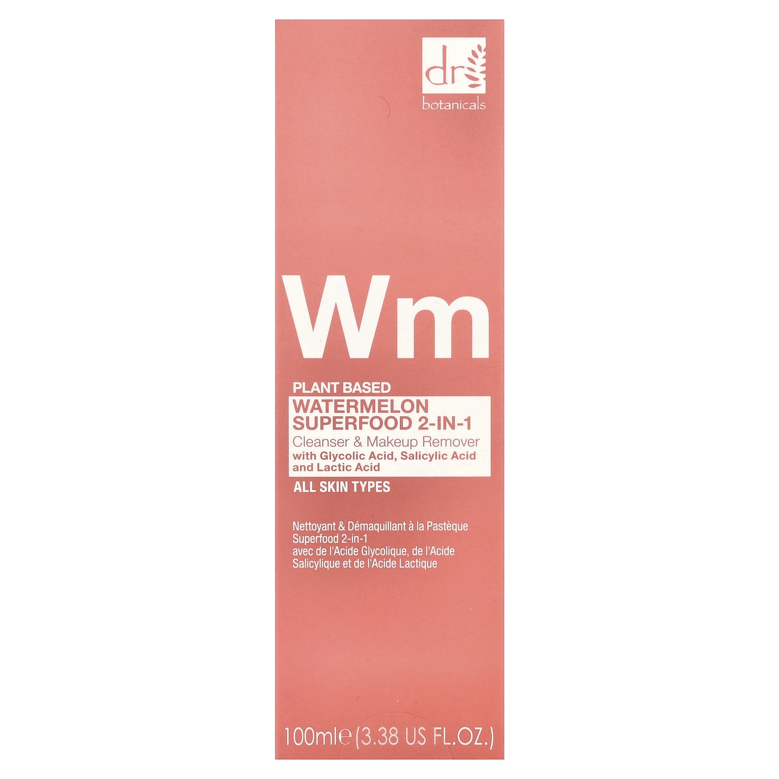 Watermelon Superfood 2-in-1 Cleanser & Makeup Remover by Dr. Botanicals - Image 2