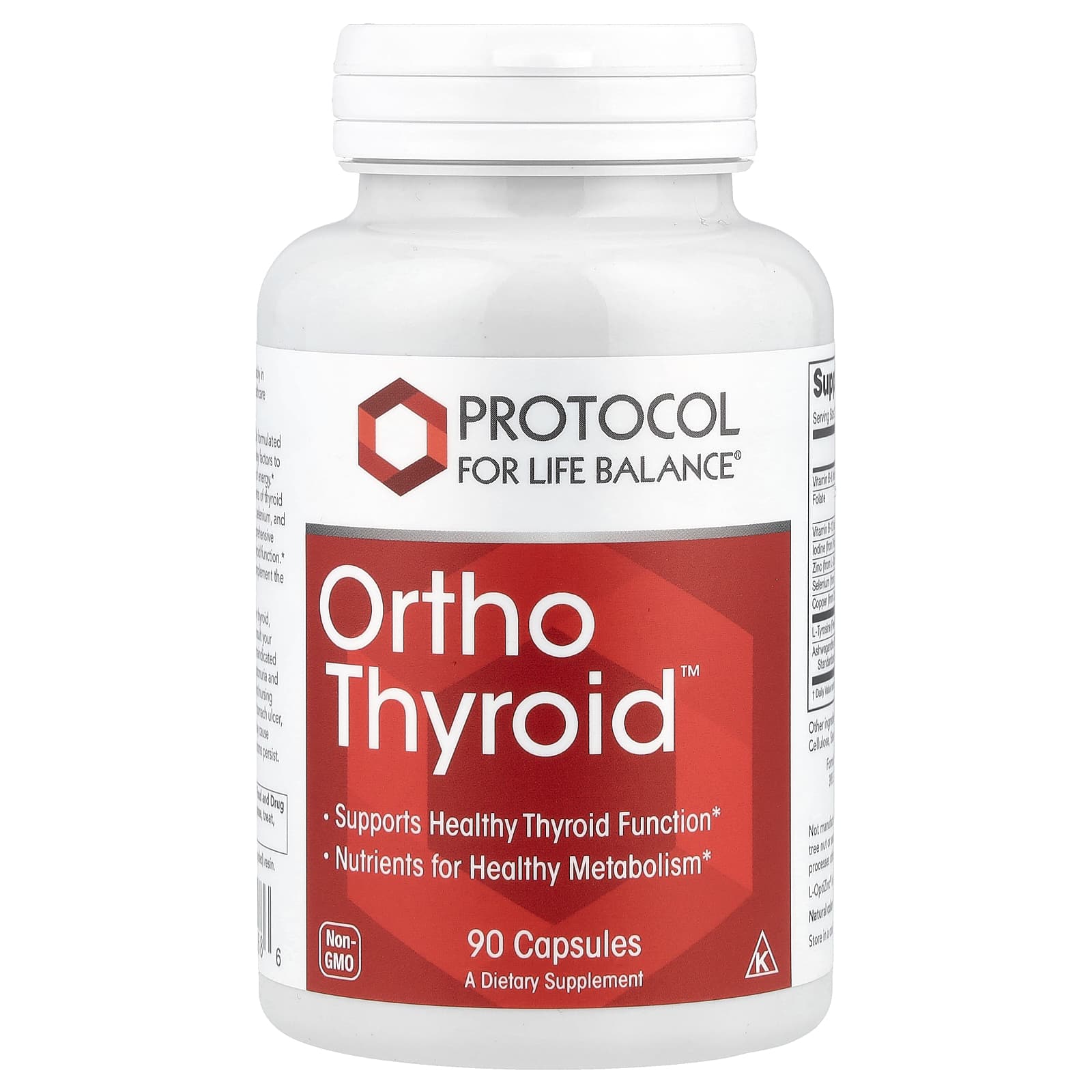 Protocol for Life Balance, Ortho Thyroid™, 90 Capsules - Image 1