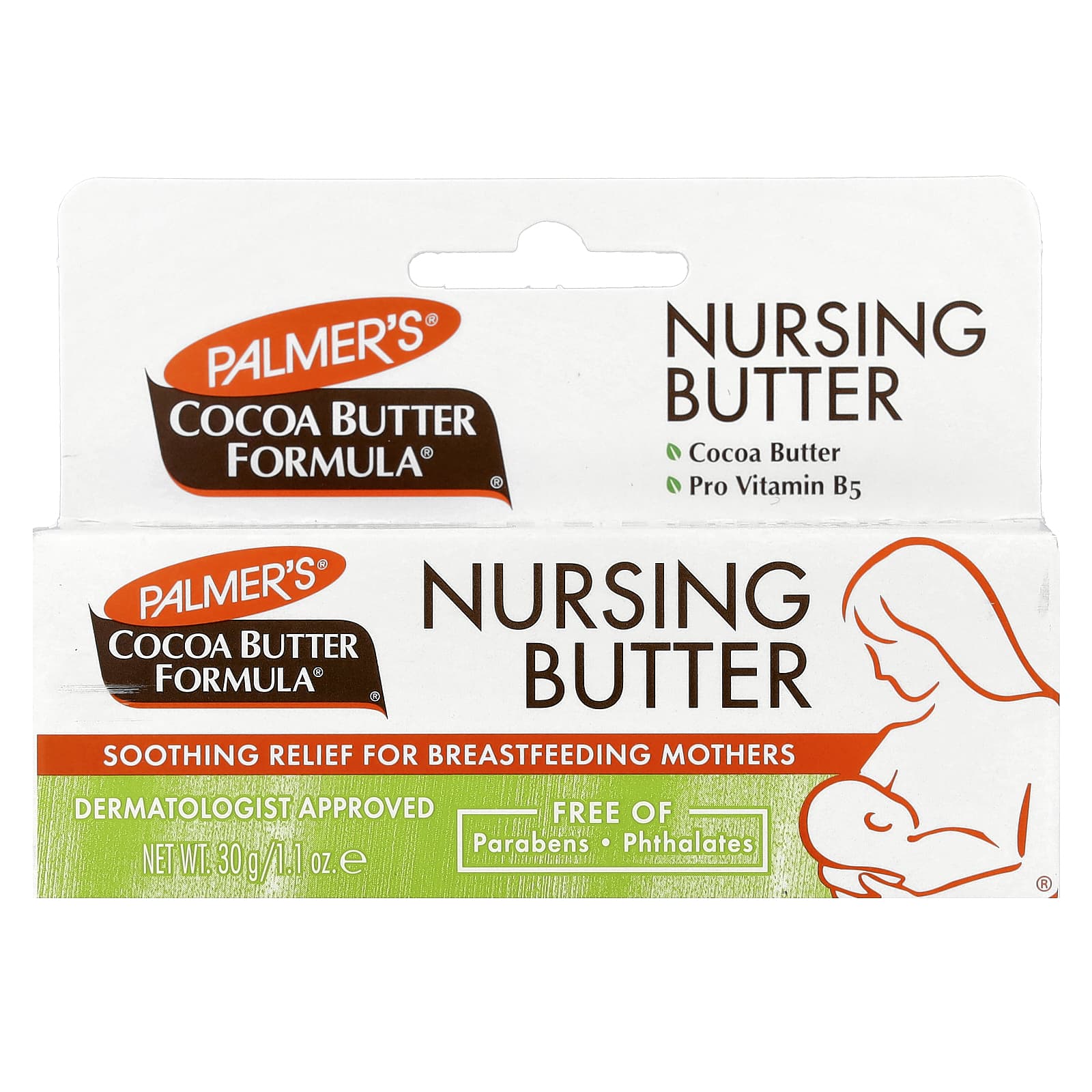 Palmer's, Cocoa Butter Formula®, Nursing Butter, 1.1 oz (30 g) - Image 2