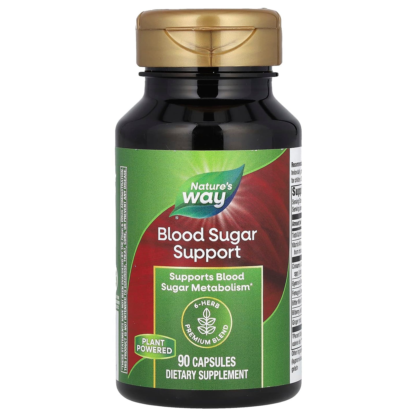 Nature's Way, Blood Sugar Support, 90 Capsules - Image 1